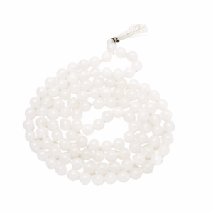 White Moonstone Mala Necklace