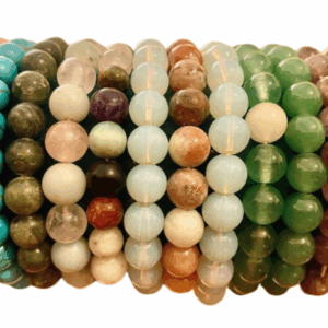 Multi color gemstone bracelet